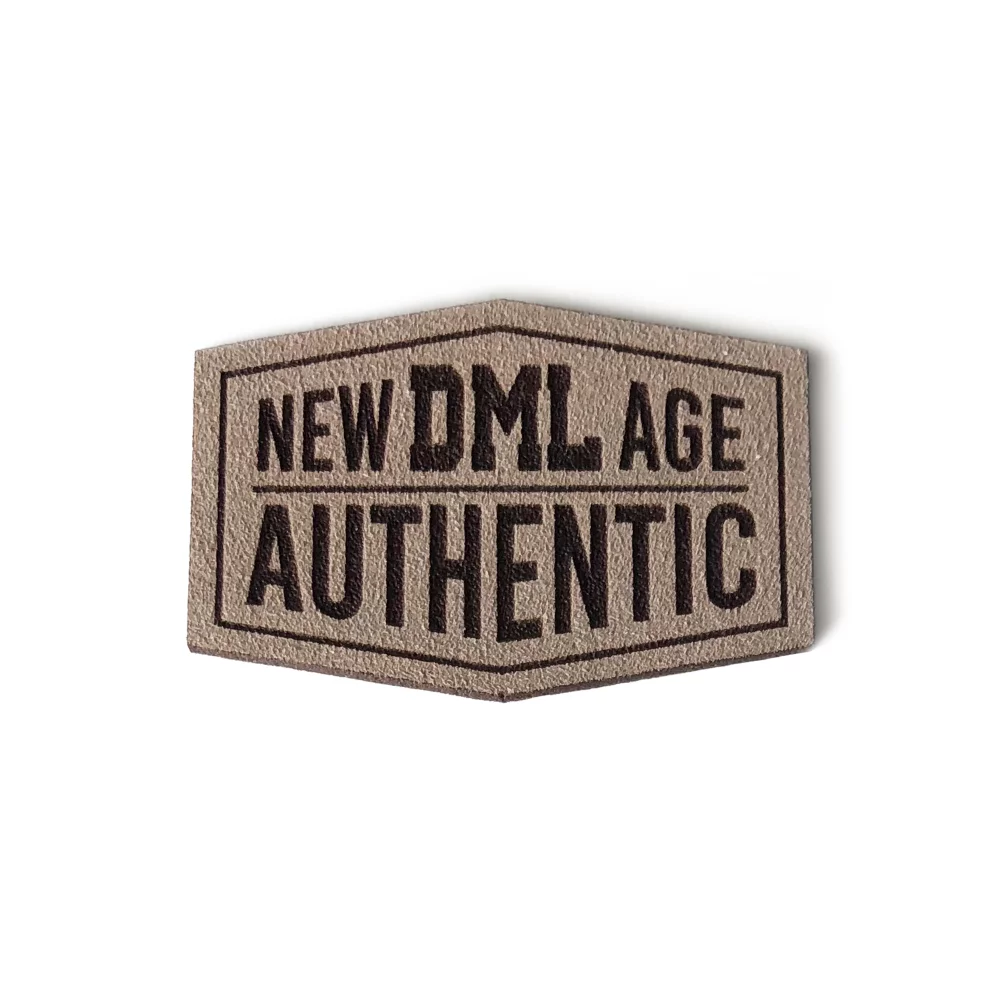 Patches en daim gravés au laser (3")