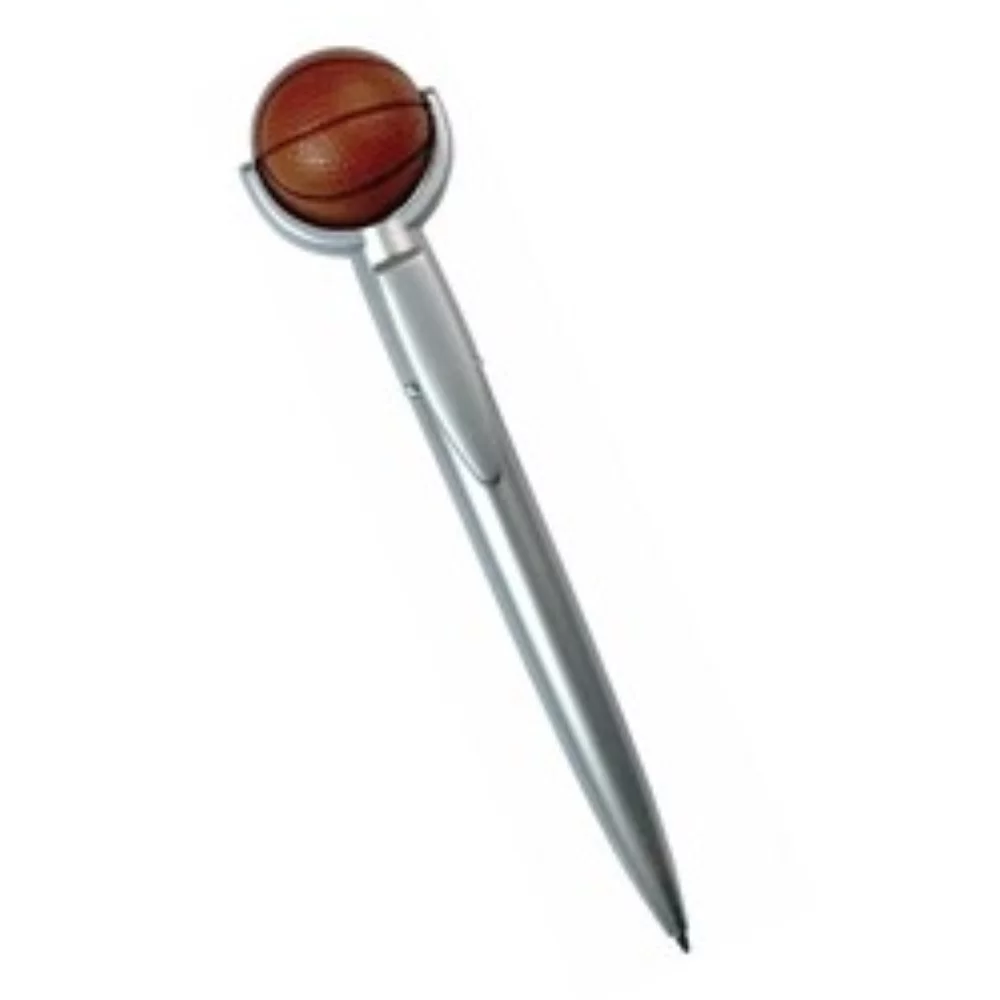 Basketball Specialty Pen w/ Squeeze Topper