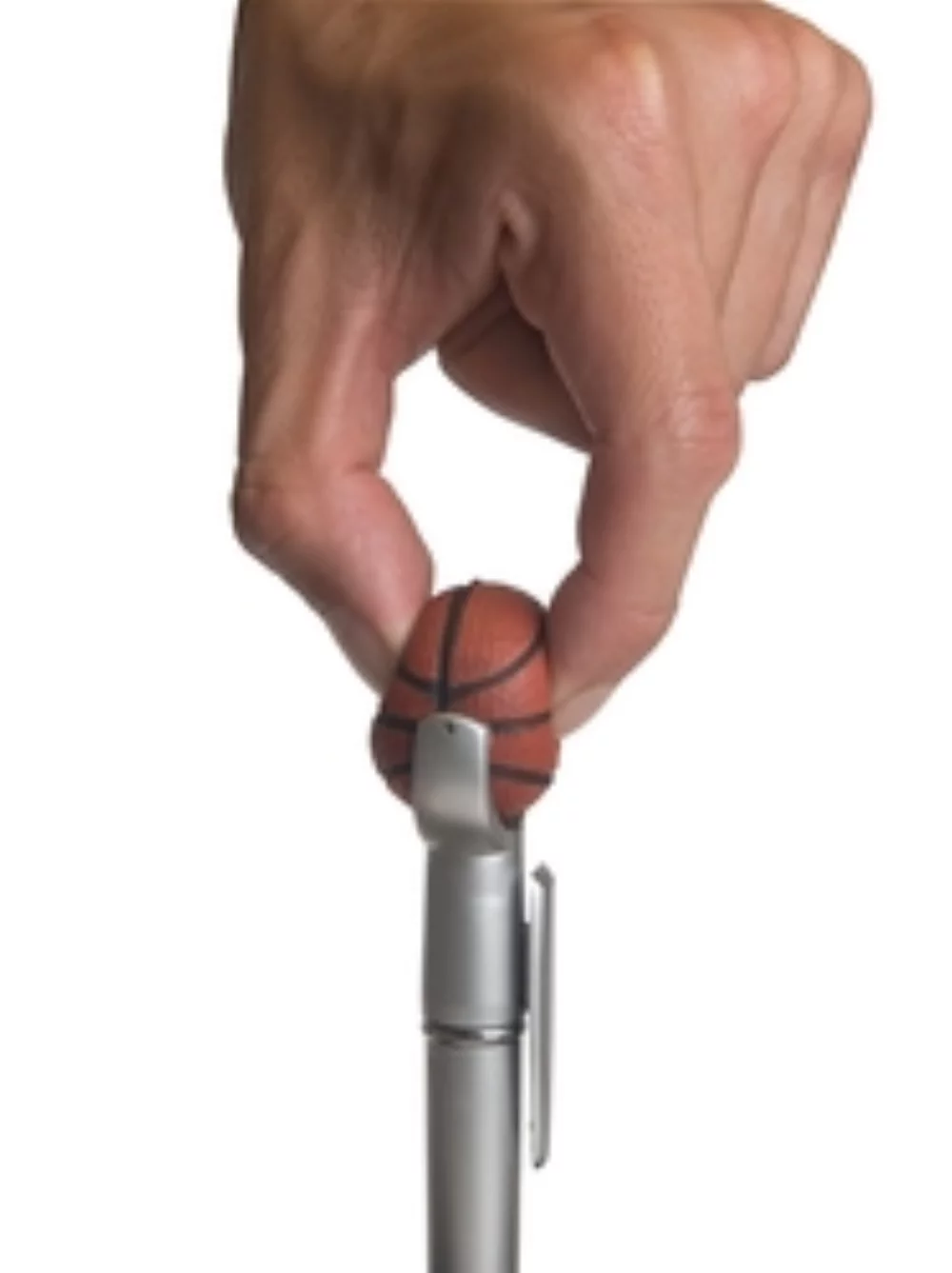 Basketball Specialty Pen w/ Squeeze Topper