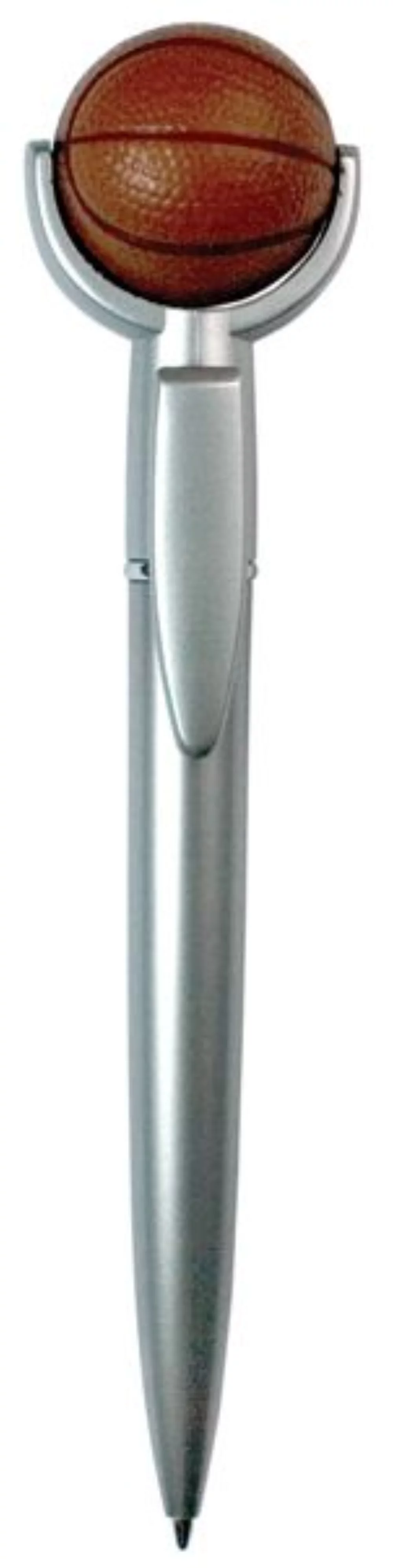 Basketball Specialty Pen w/ Squeeze Topper