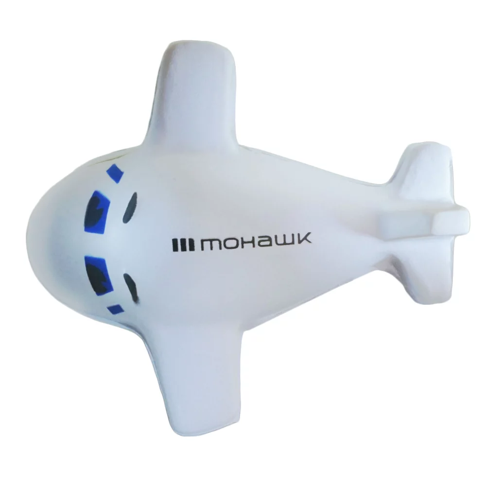 Avion miniature avec sourire anti-stress