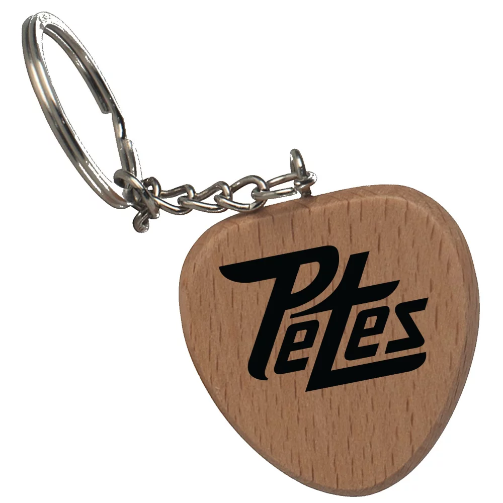 Porte-clés en bois de cœur