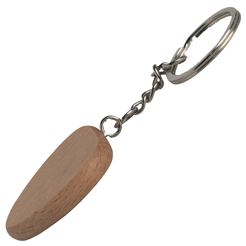 Porte-clés en bois de cœur