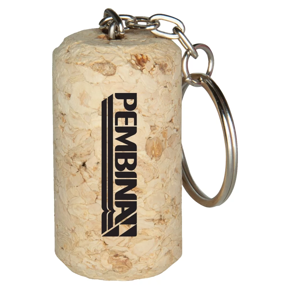 Wine Cork Keyring