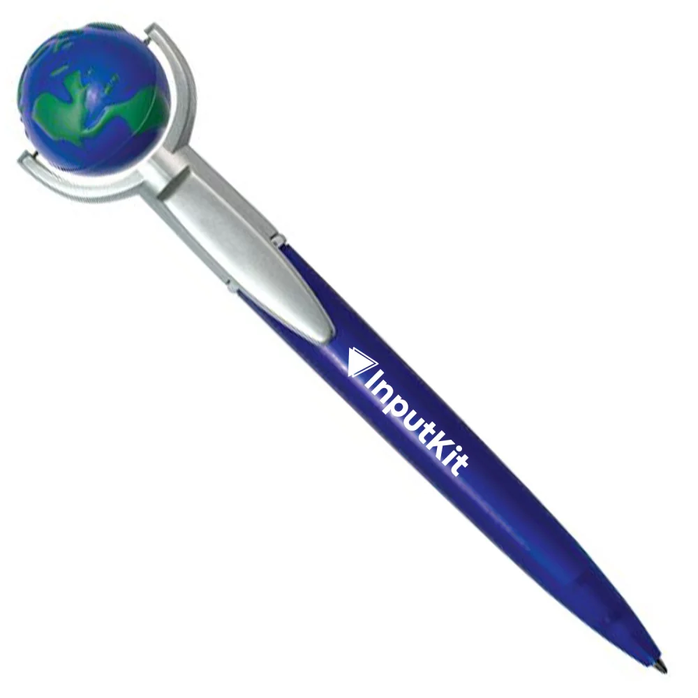 Stylo spécial Globe avec embout à pression