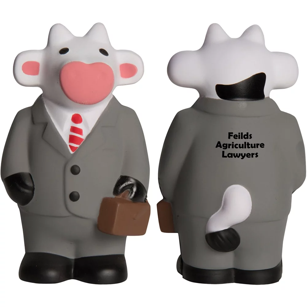 Soulage-stress en forme de vache pour entreprise