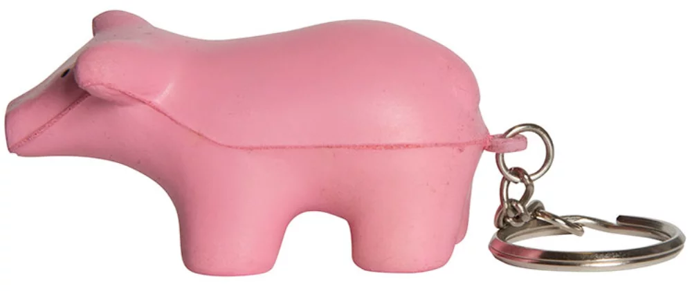 Pig Keyring Stress Reliever