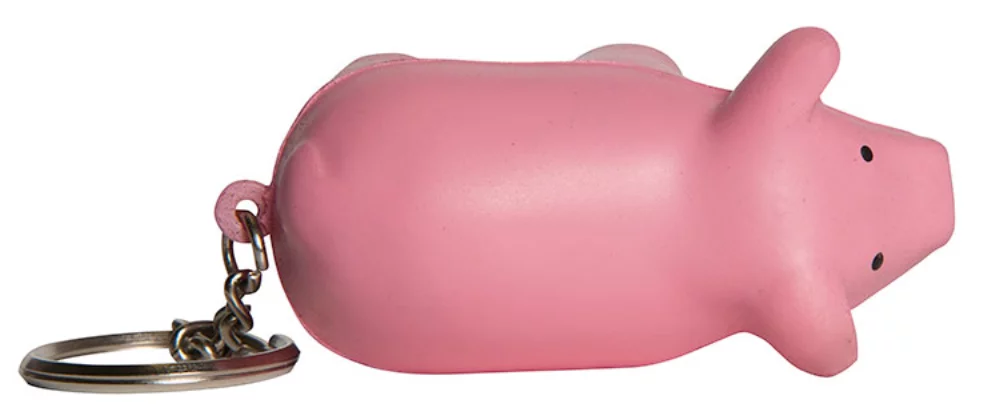 Pig Keyring Stress Reliever