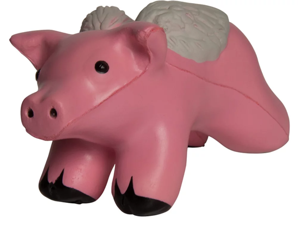 Soulage-stress cochon ailé