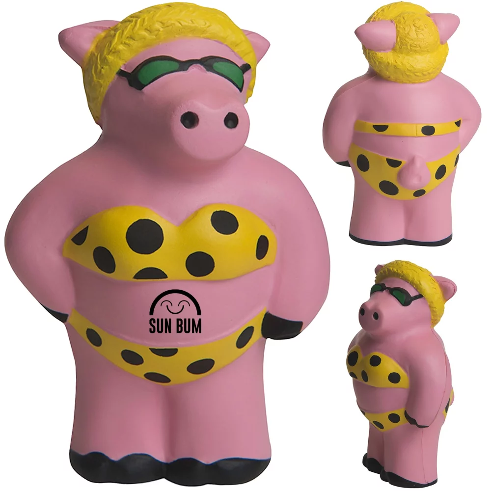 Soulagement du stress du cochon cool