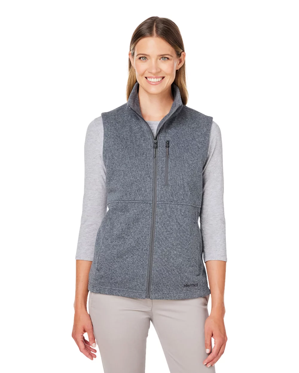 Gilet en polaire Marmot Mountain pour femme, modèle Dropline.