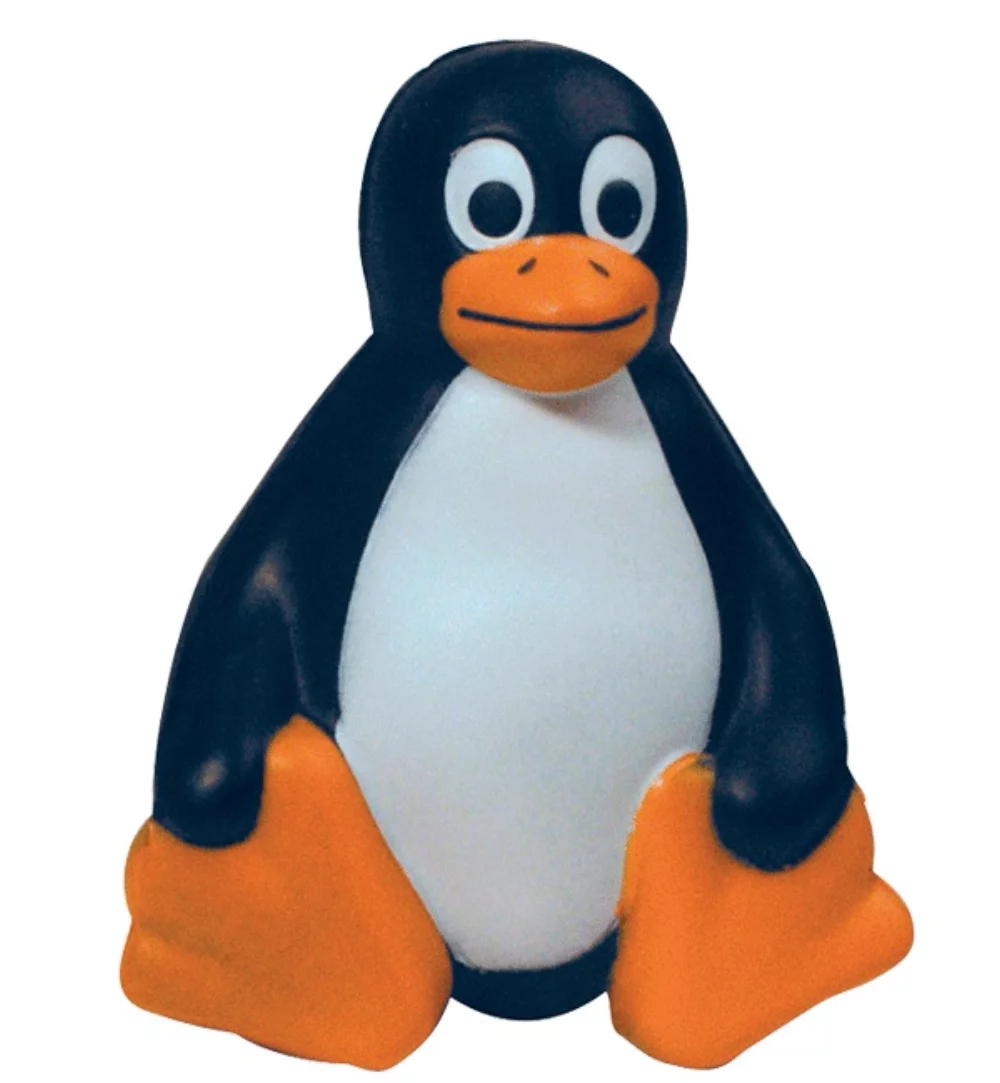 Soulage-stress de pingouin assis