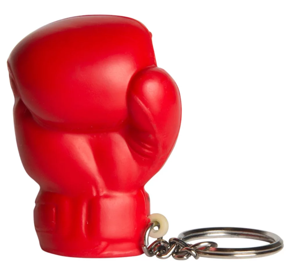 Porte-clés en forme de gant de boxe anti-stress