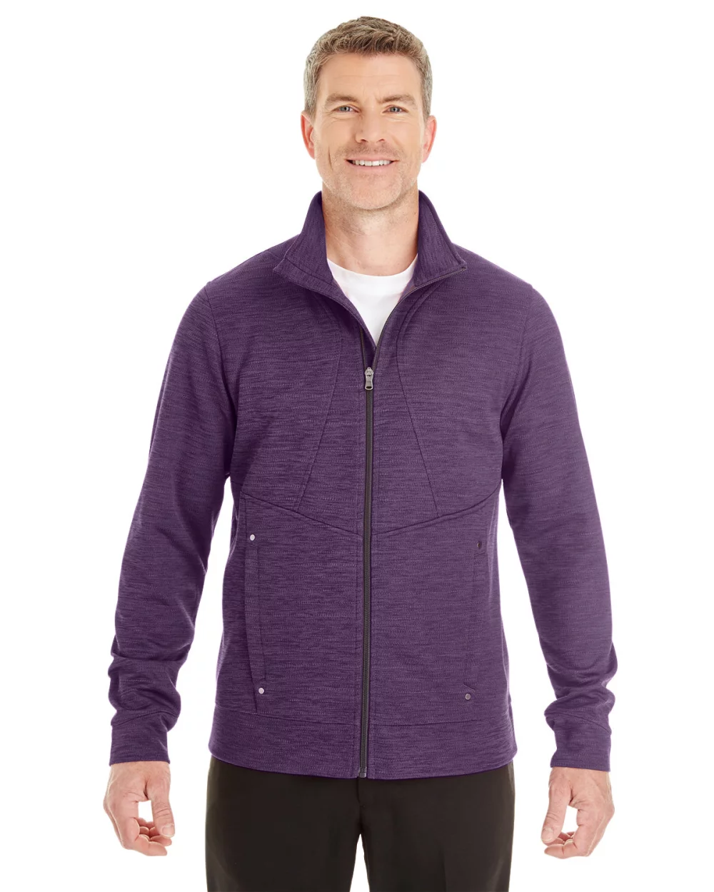 NORTH END Men's Amplify M?lange Fleece Jacket