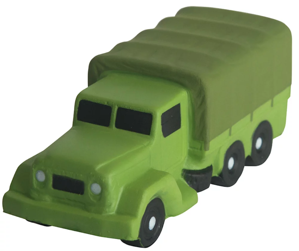 Soulageur de stress en forme de camion militaire