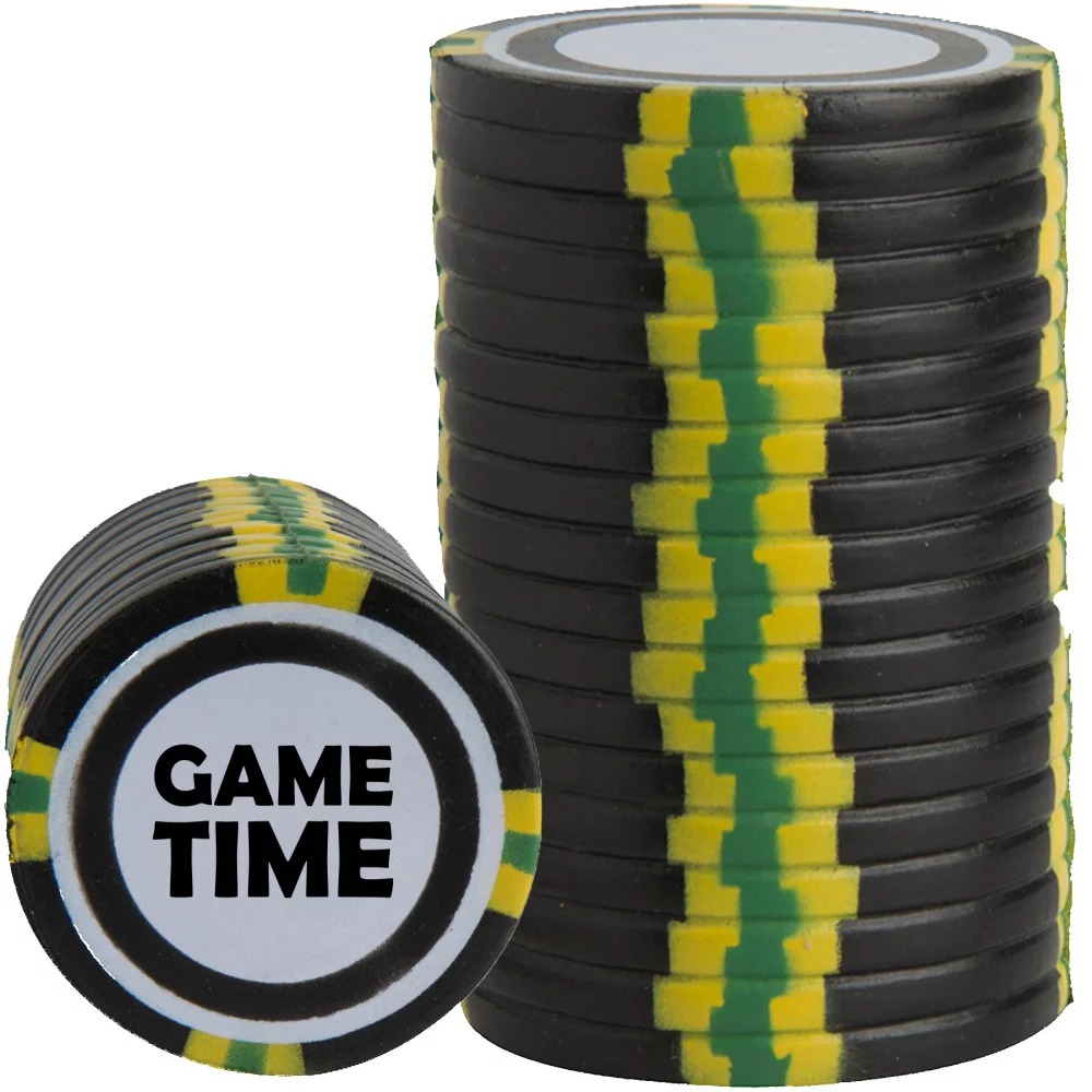 Relaxant anti-stress en forme de pile de jetons de poker