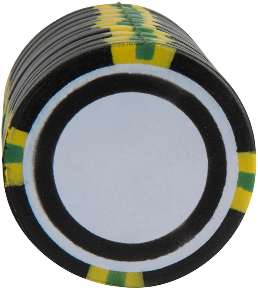 Relaxant anti-stress en forme de pile de jetons de poker