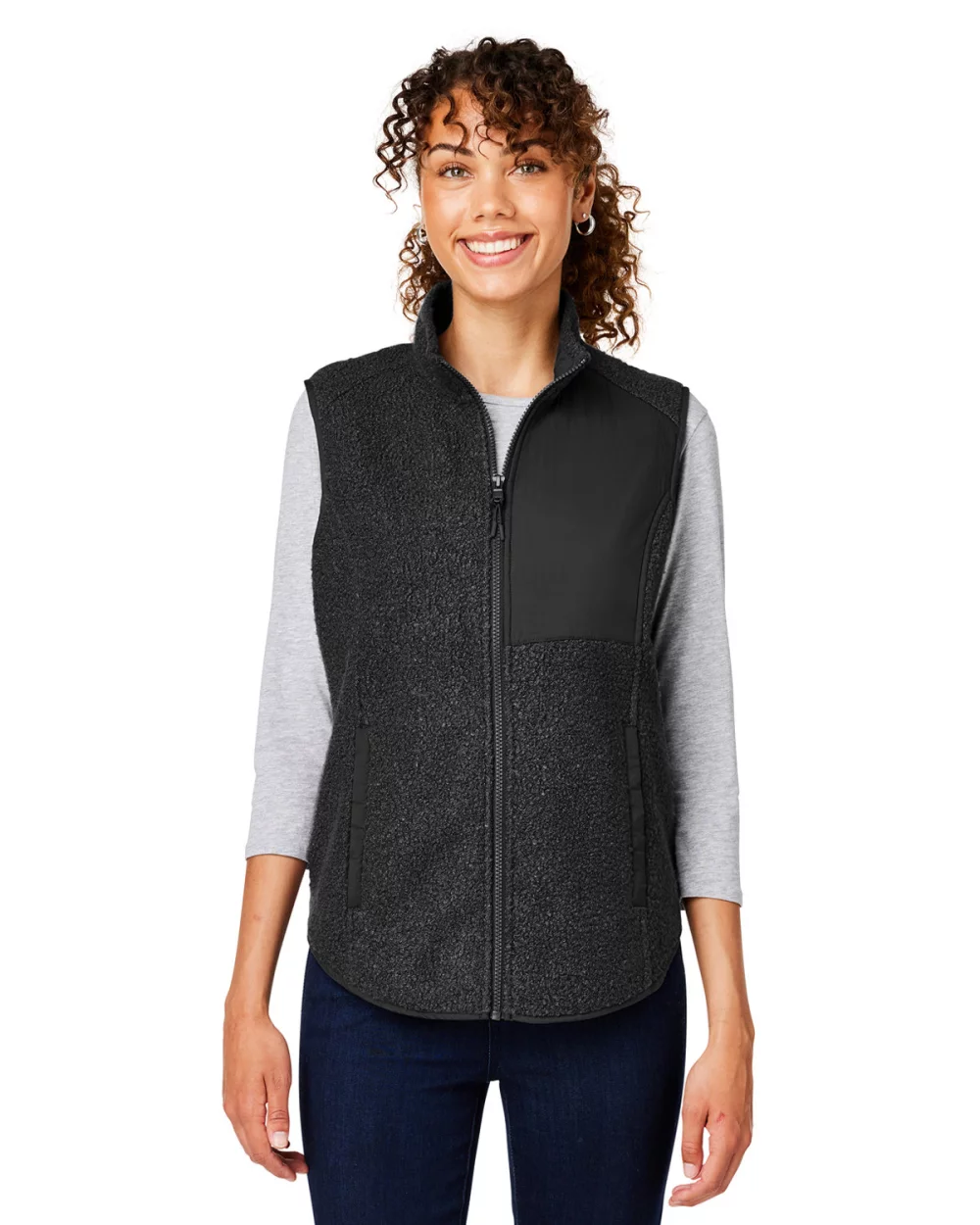Gilet en polaire NORTH END pour dames modèle Aura