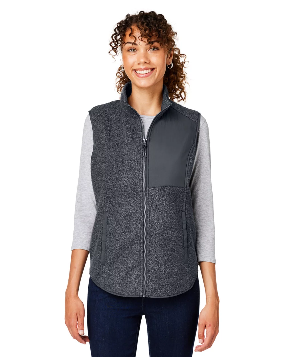 Gilet en polaire NORTH END pour dames modèle Aura