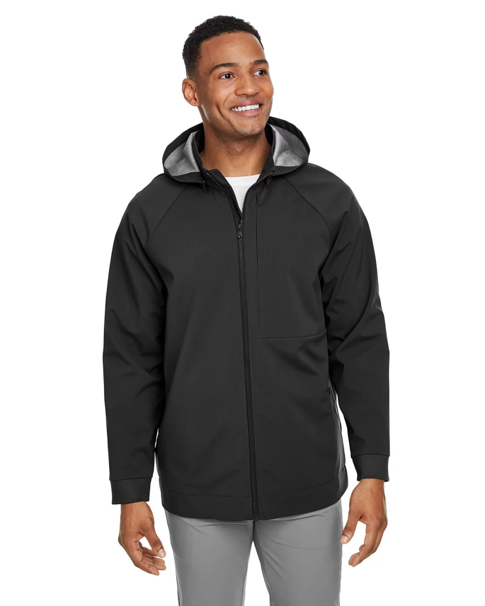 Veste hybride à capuche en softshell pour homme NORTH END