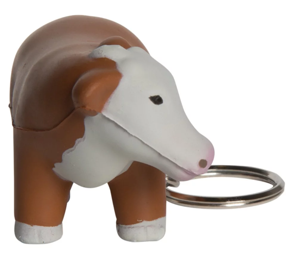 Cow Key Chain Stress Reliever