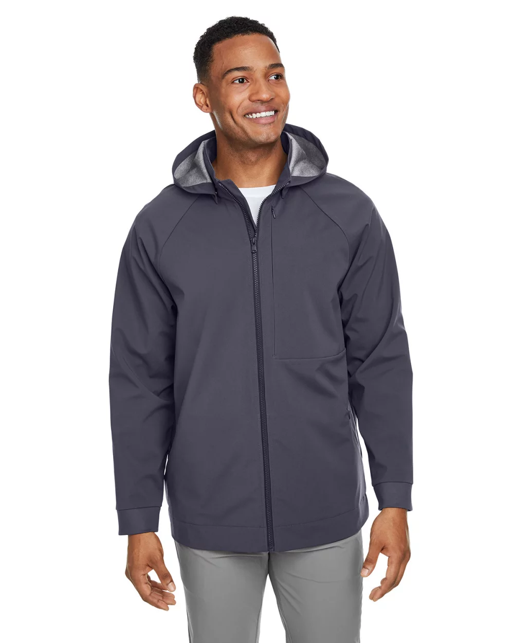 Veste hybride à capuche en softshell pour homme NORTH END