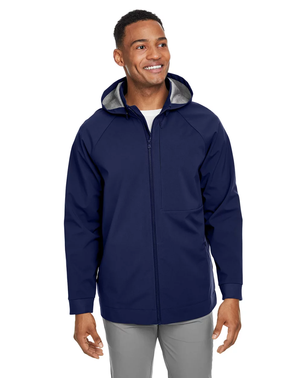 Veste hybride à capuche en softshell pour homme NORTH END