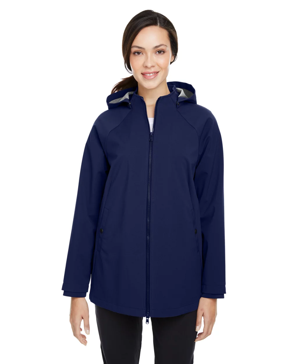 NORTH END Ladies' City Hybrid Soft Shell Hooded Jacket