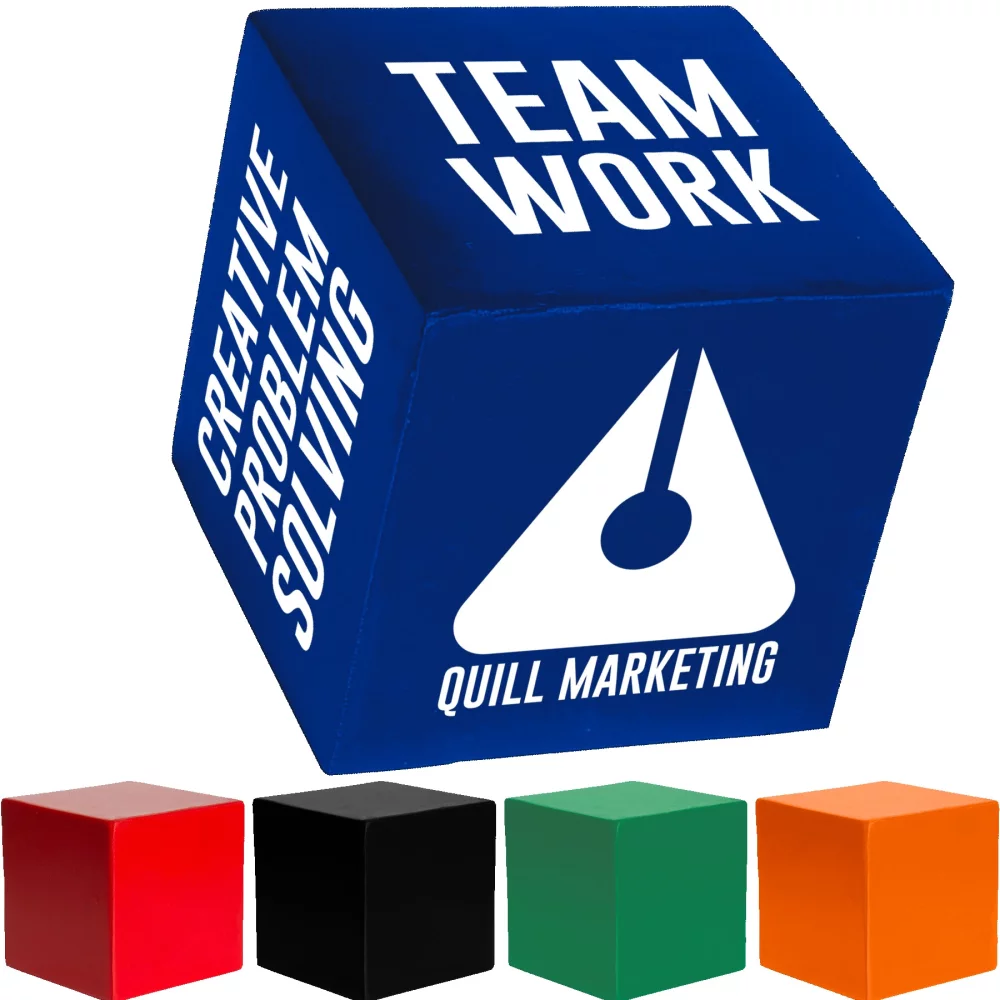 Relaxant de stress en forme de cube