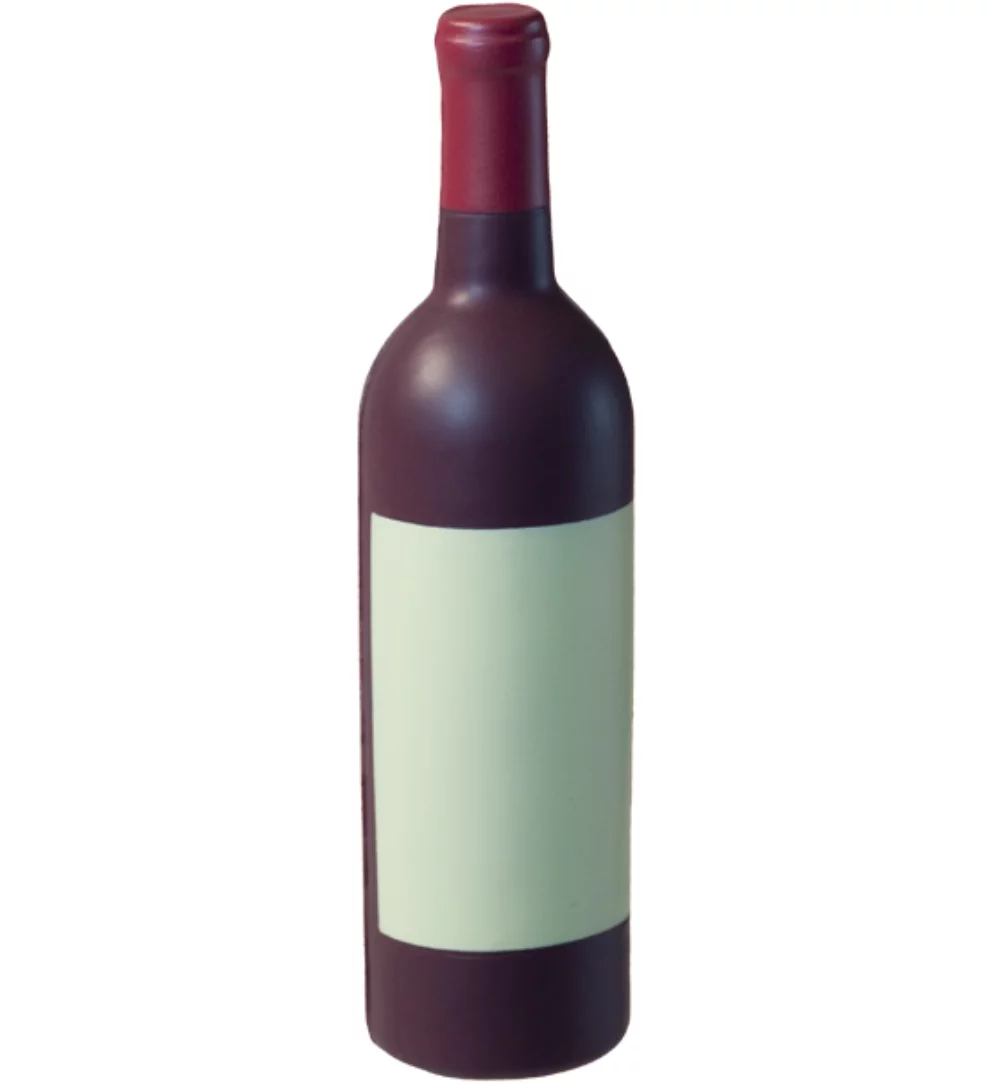 Soulageur de stress en forme de bouteille de vin