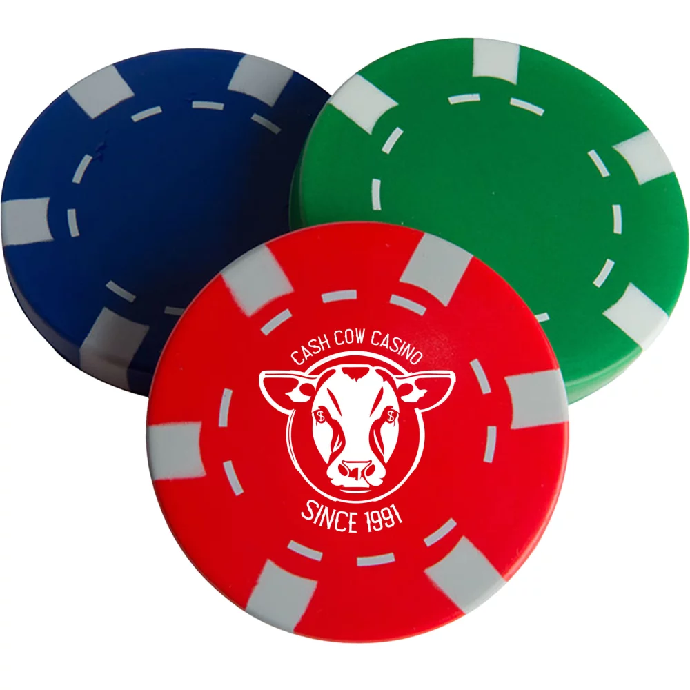 Relaxant anti-stress en forme de jetons de casino