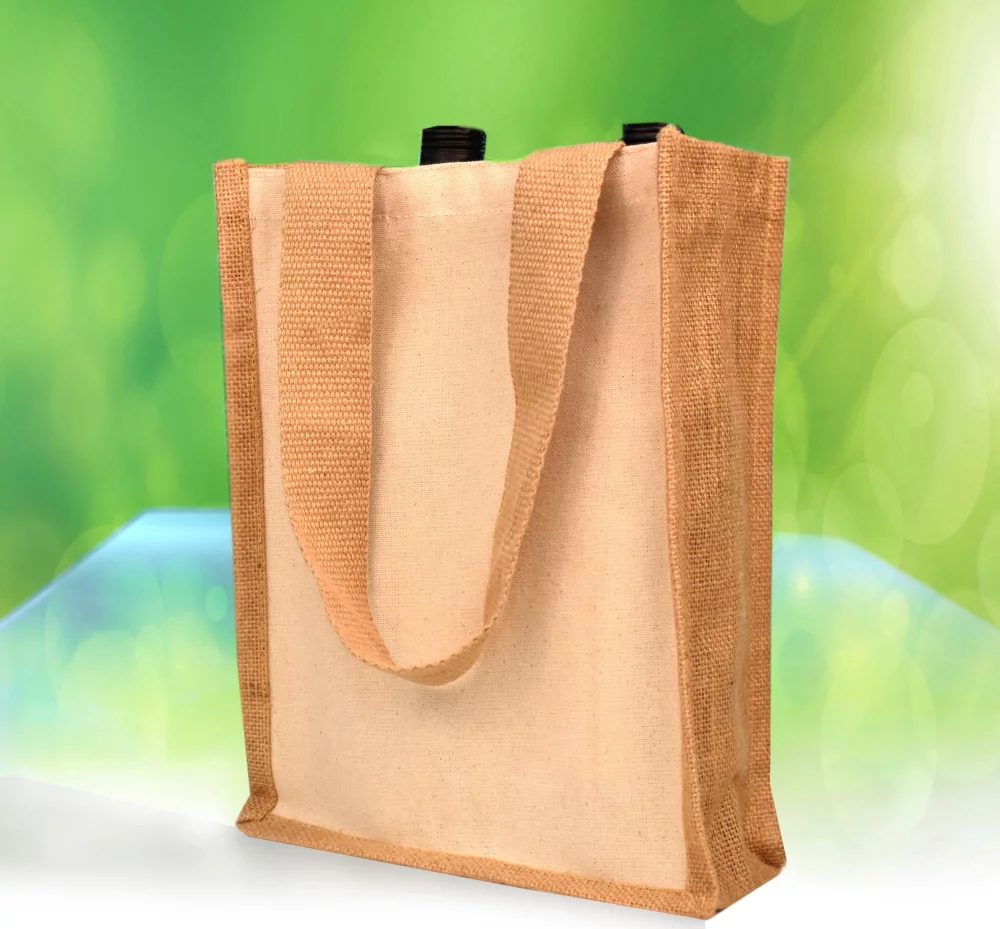 Mini sac en jute/toile