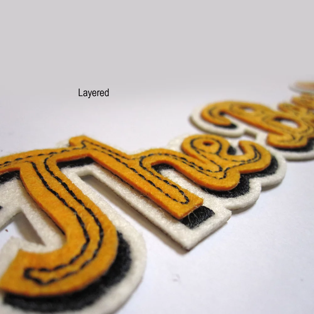 Écussons en feutre brodé