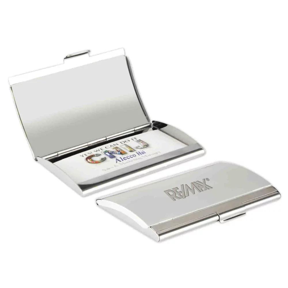 Porte-cartes de visite bicolore