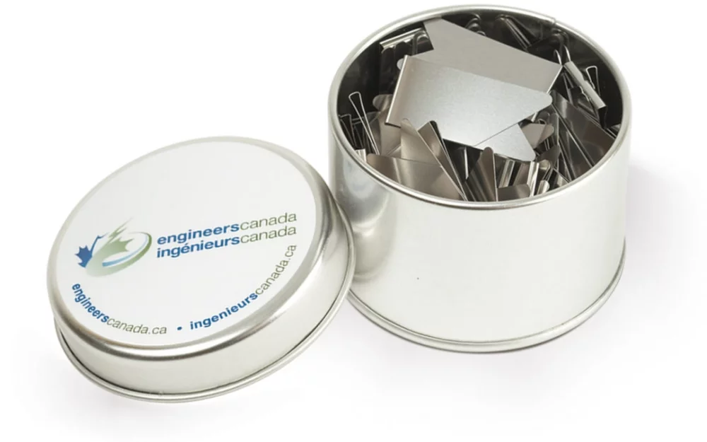 Tin Box w/50 plain EZ Clips