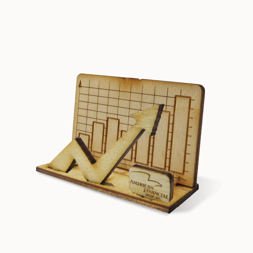 Porte-cartes de visite en forme personnalisée en 3D