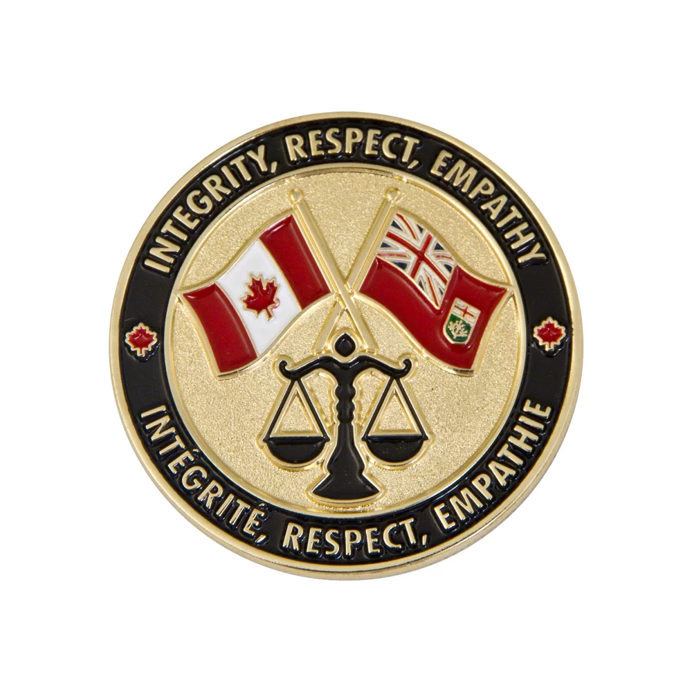 Pièce de monnaie en laiton frappée - 3mm (2")