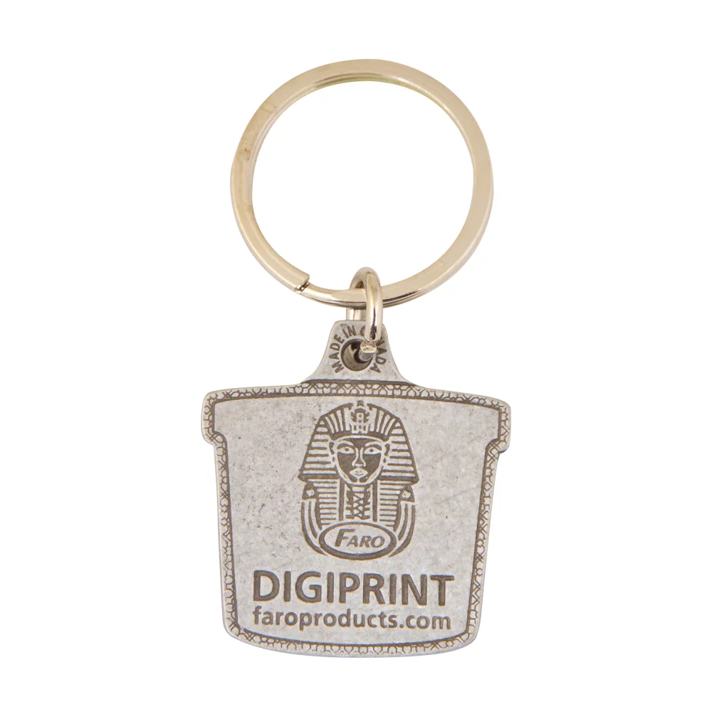 Porte-clés DigiPrint (2 po² ou 1,375 po de diamètre)