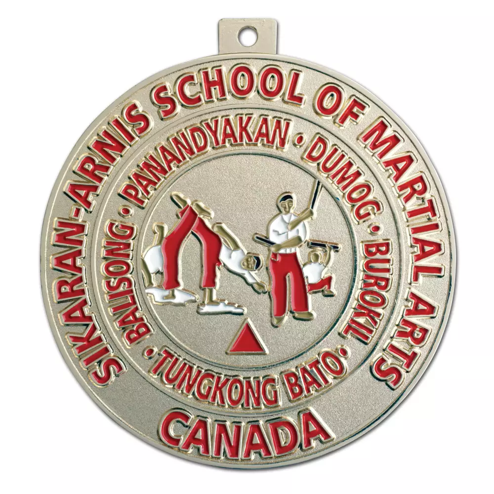 Médaille en émail souple frappée (1,75")