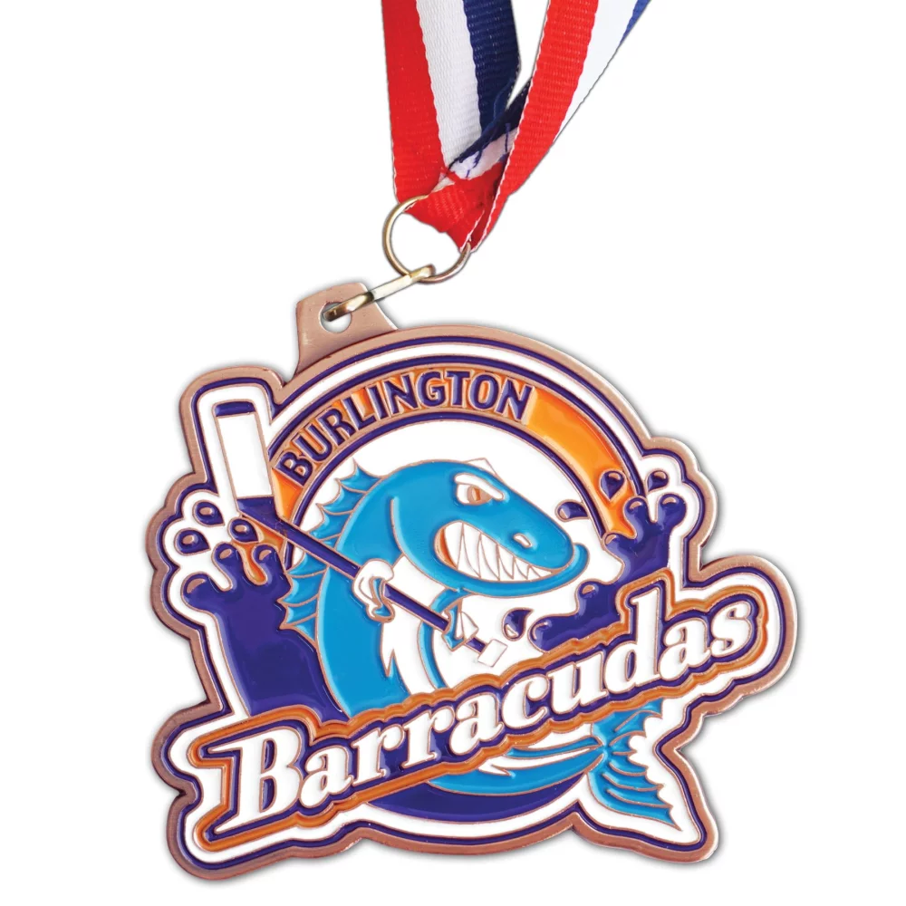 Médaille en émail souple frappée (1,75")