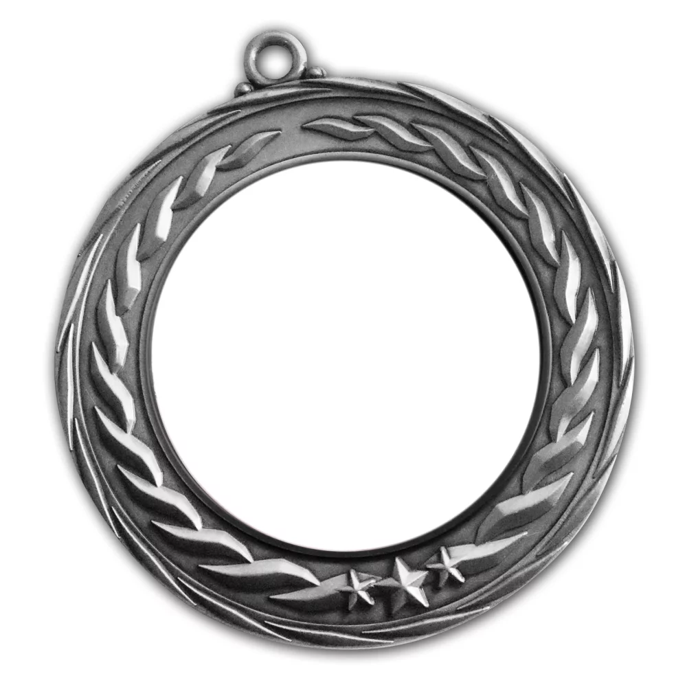 Médaillon SOS avec dos vierge (3,0 pouces)