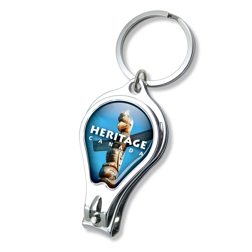 Pince à ongles de la série Platinum avec porte-clés et calendrier numérique