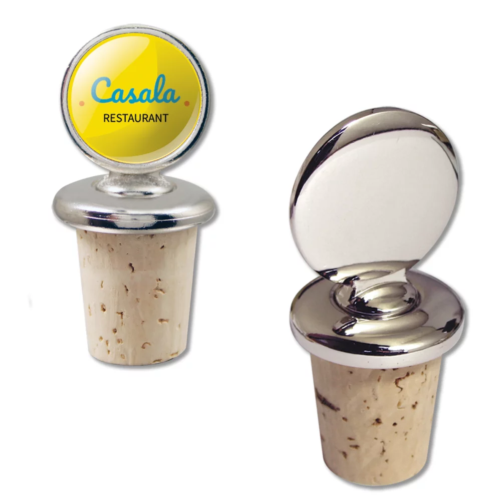 Wine Stopper w/Vertical Domed Digi-Cal