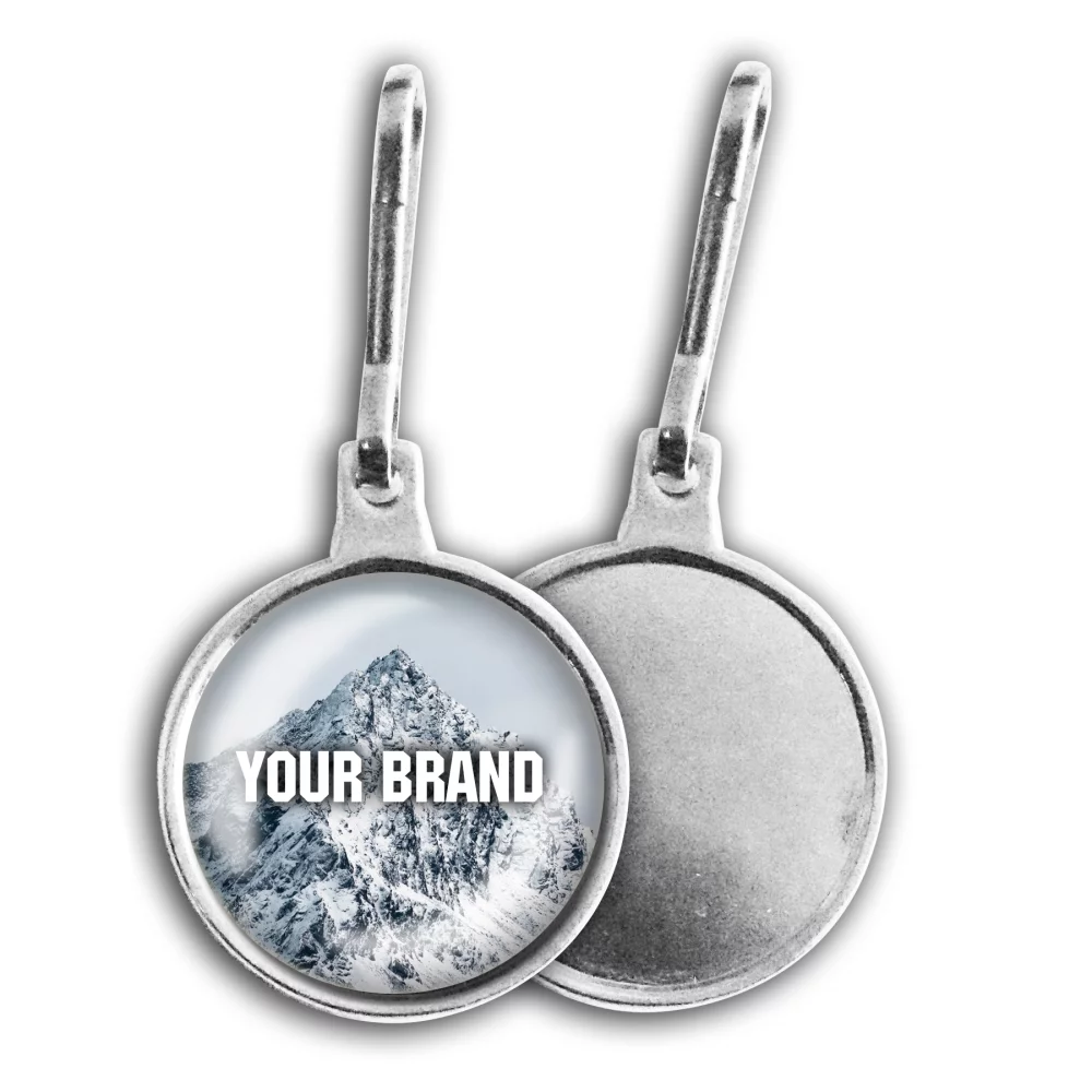 1" Tirette de fermeture à glissière en forme de cercle SOS"