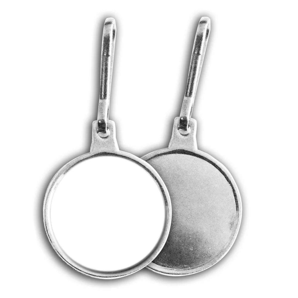 1" SOS Circle Zipper Pull