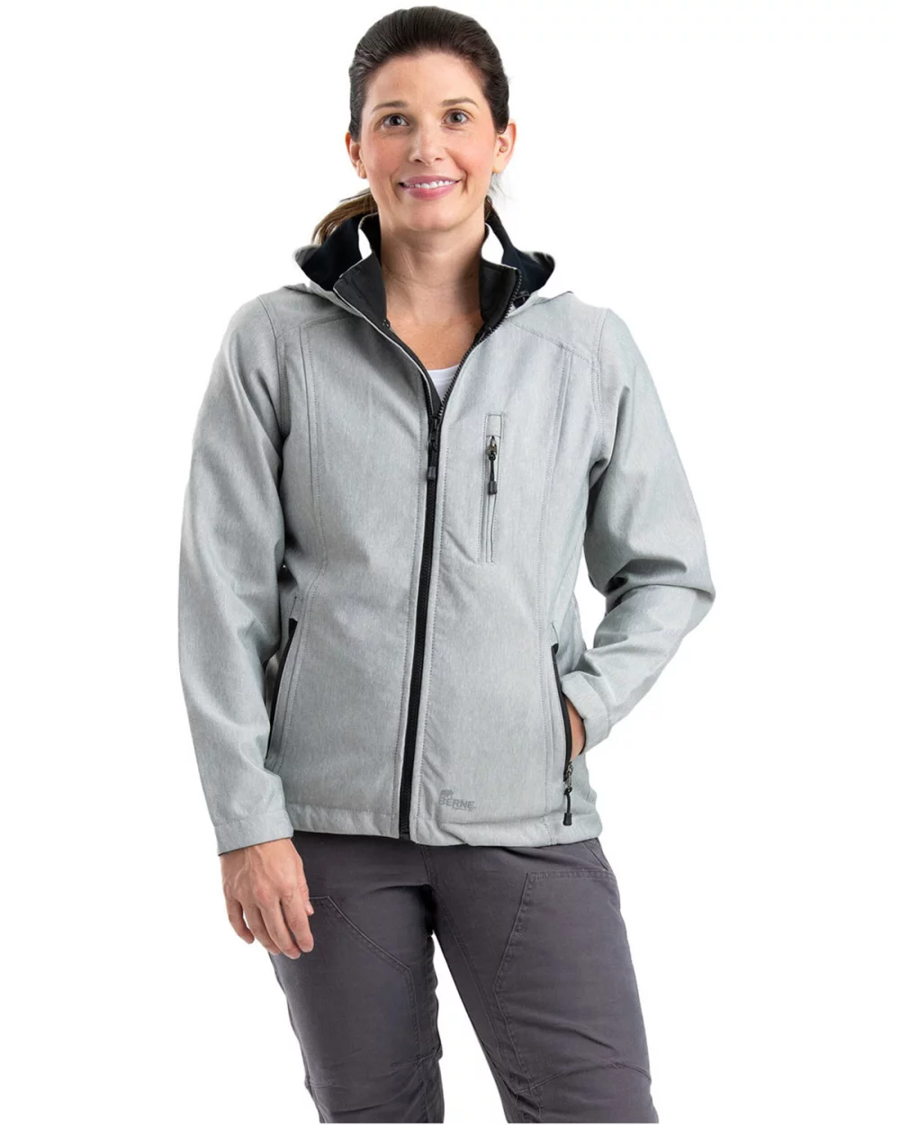 Veste Softshell à capuche pour femmes de Berne Apparel