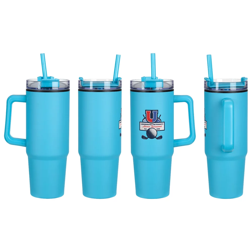 Mug Octava en acier inoxydable/polypropylène de 30 oz