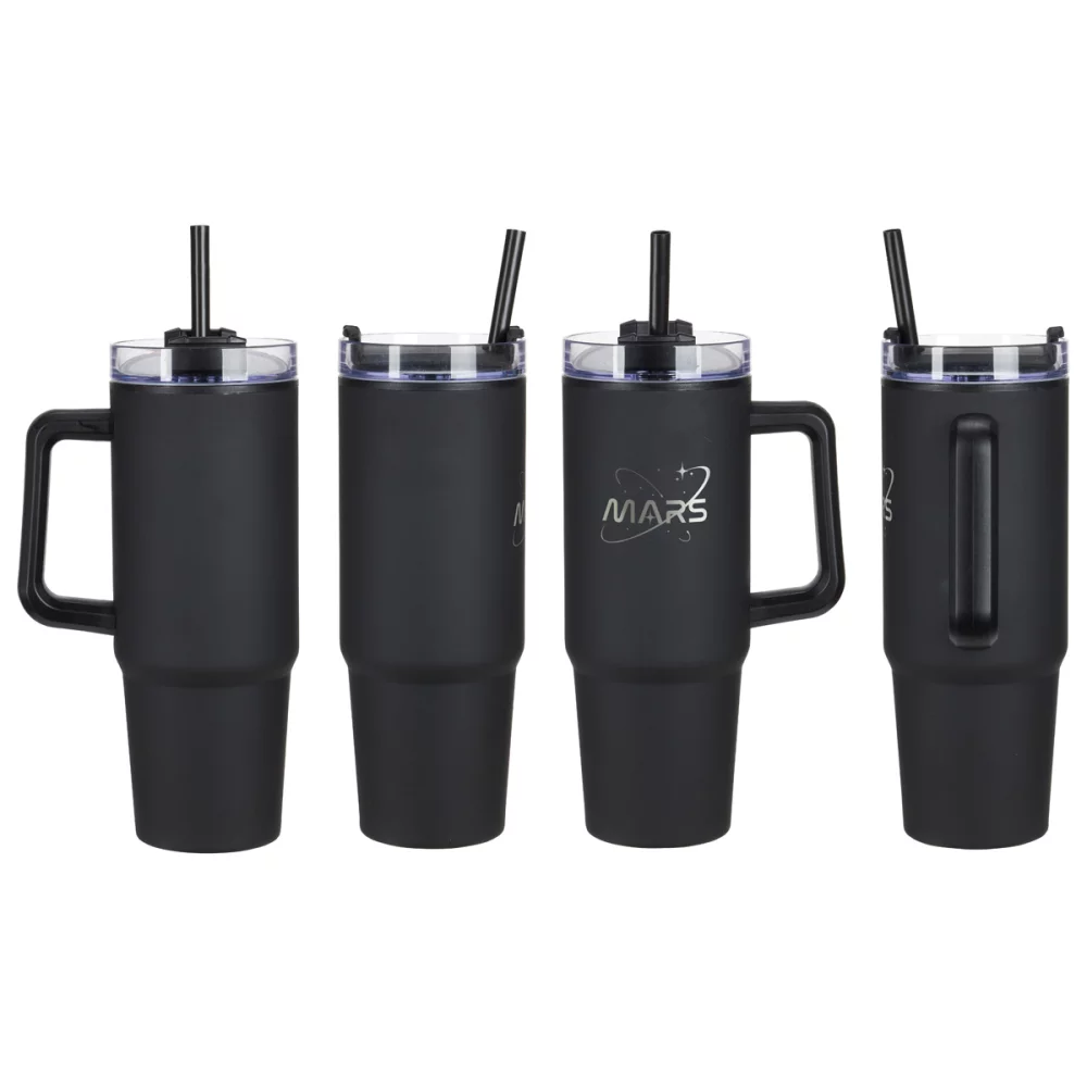 Mug Octava en acier inoxydable/polypropylène de 30 oz