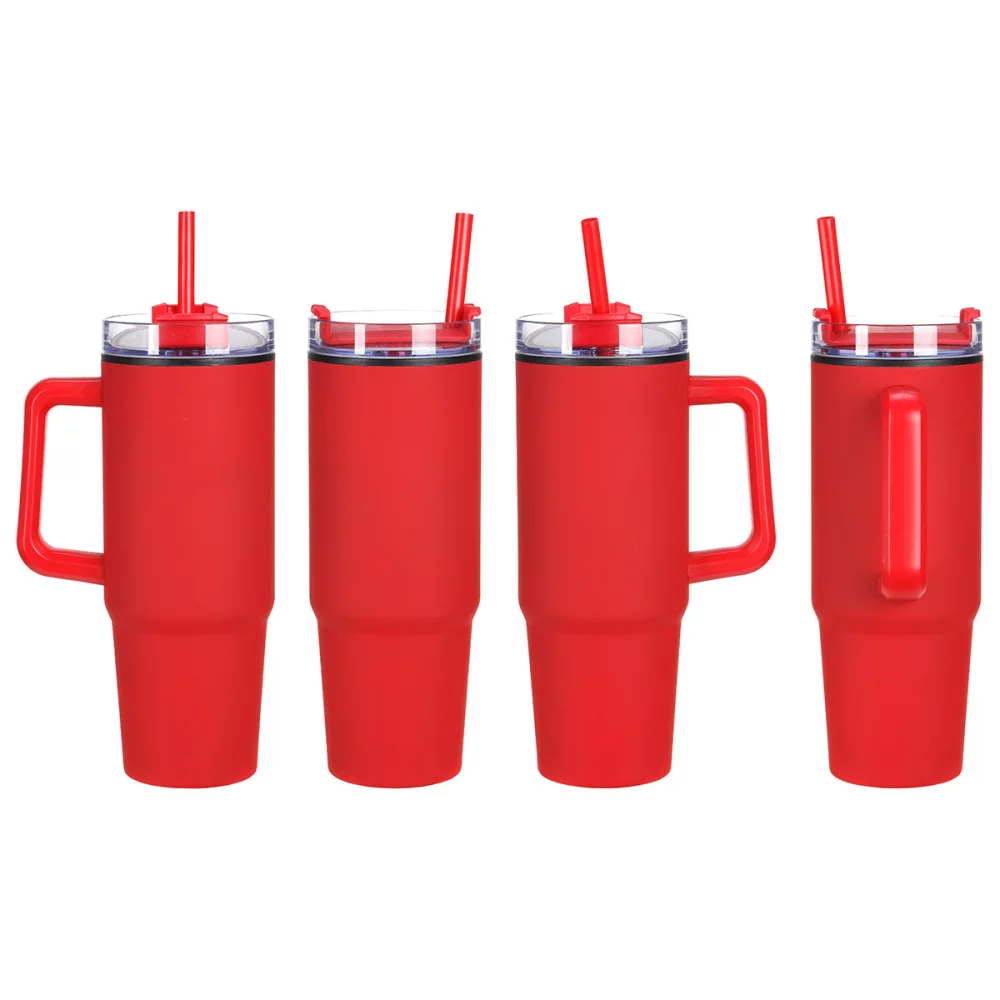 Mug Octava en acier inoxydable/polypropylène de 30 oz