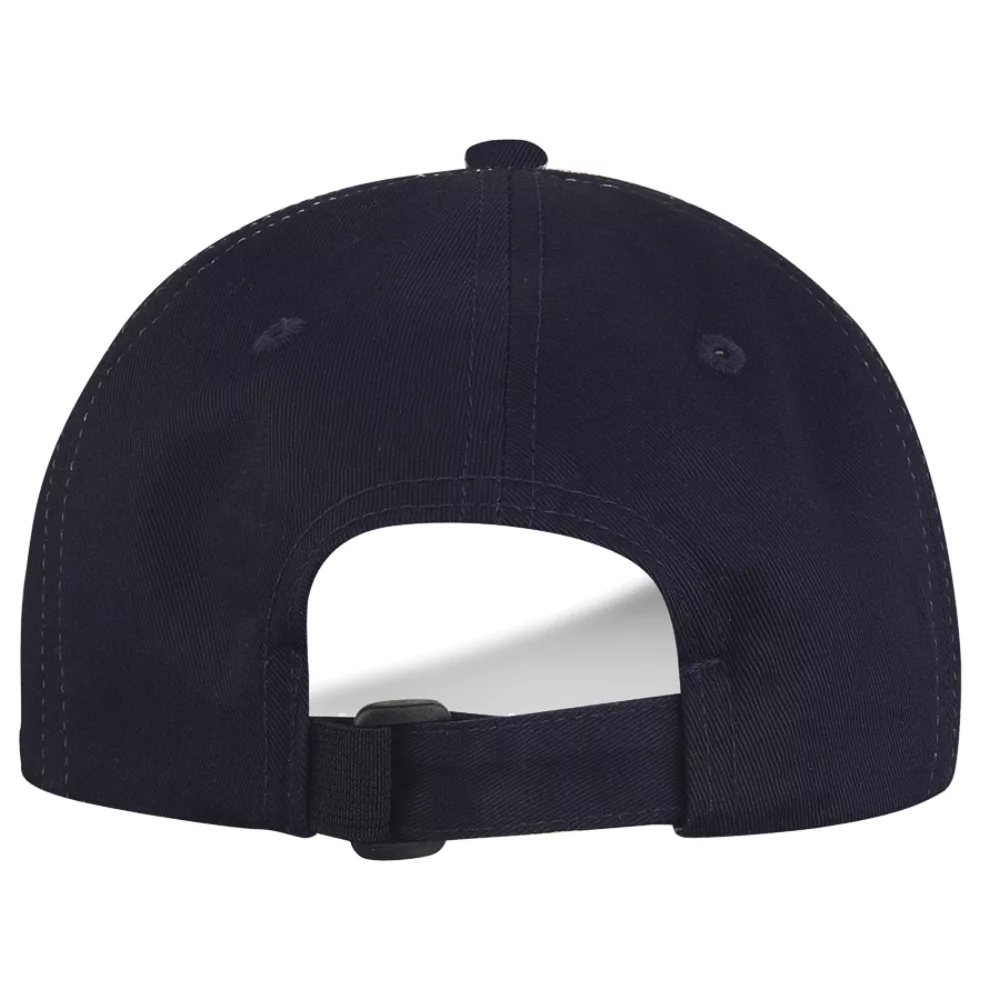 Casquette en sergé de coton Patras avec velcro caché